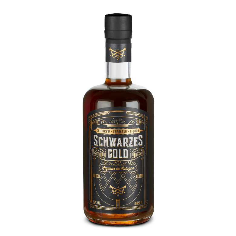 Schwarzes Gold Kaffeelikör • Coldbrew Espresso Likör • 25% Vol.