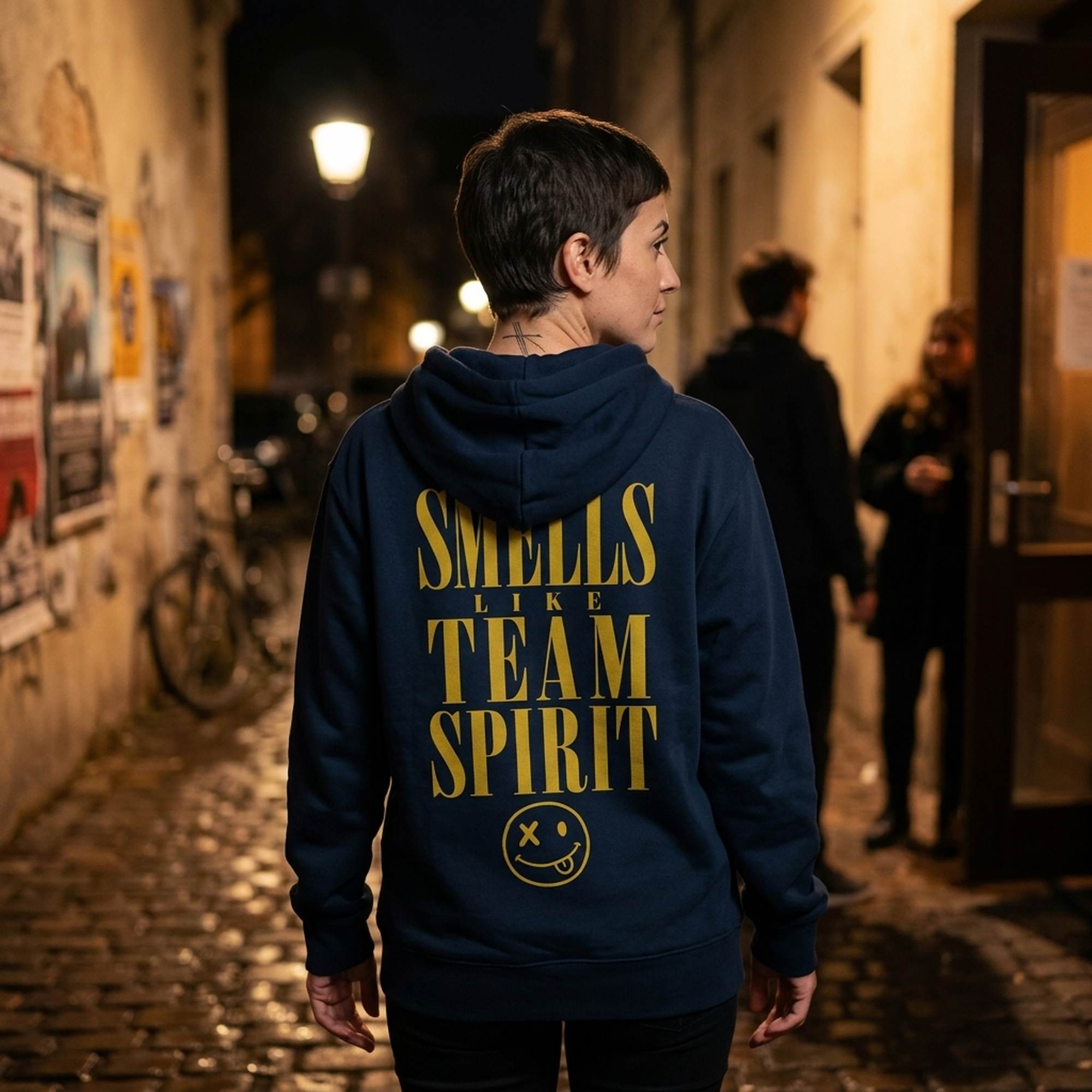mockup-smells-team-spirit-hoodie-dark-cw327-street-v2_2000 lifestyle mockup