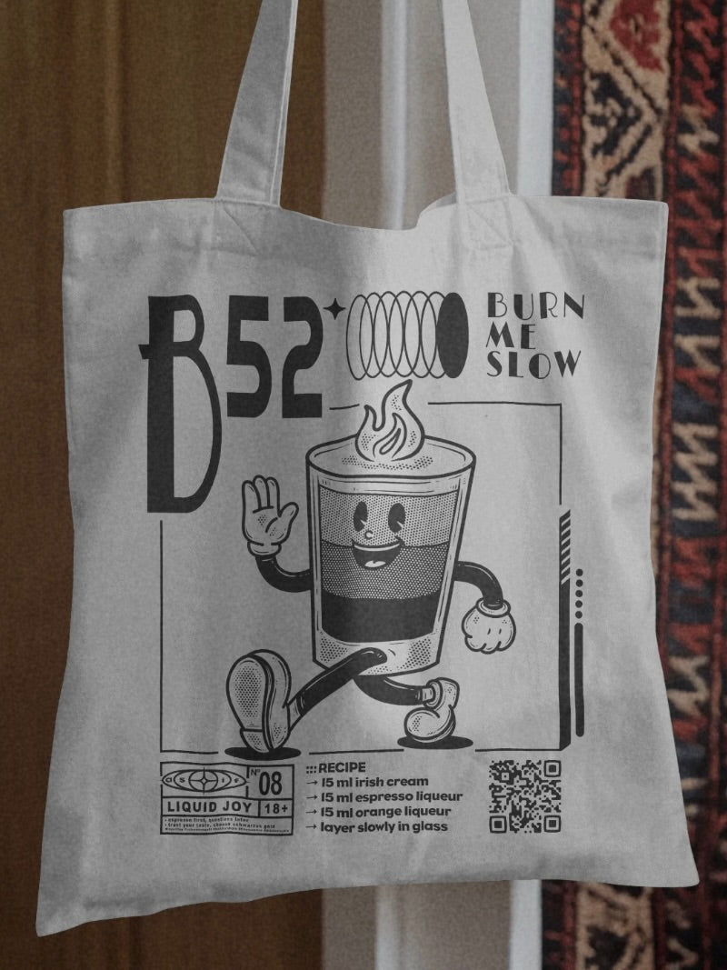 B52 Rezept | Liquid Joy No. 08 | Jutebeutel - as/if records