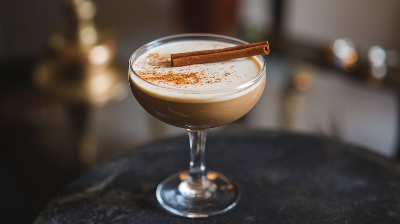 Der süße Café con Leche Martini mit Schwarzes Gold Espresso Likör: Ein luxuriöses Geschmackserlebnis