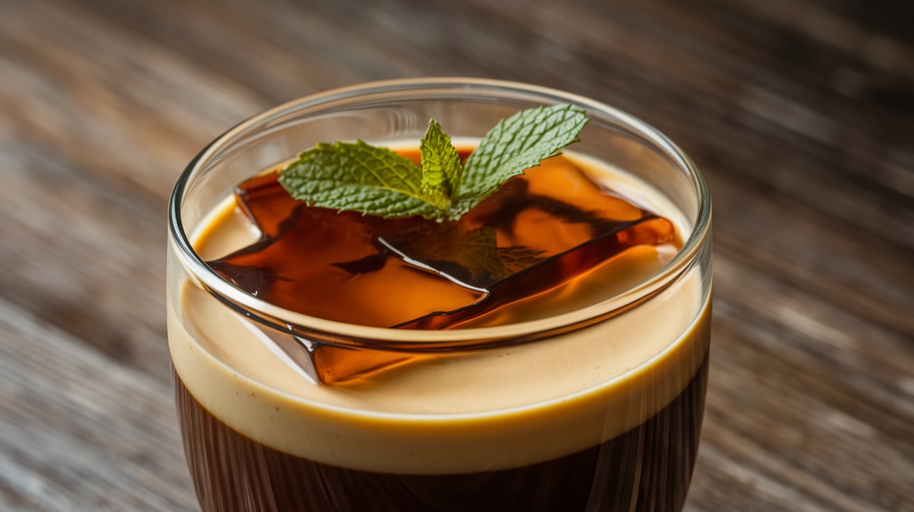 Espresso-Panna Cotta mit Schwarzes Gold Kaffeelikör – Ein Hauch von Italien