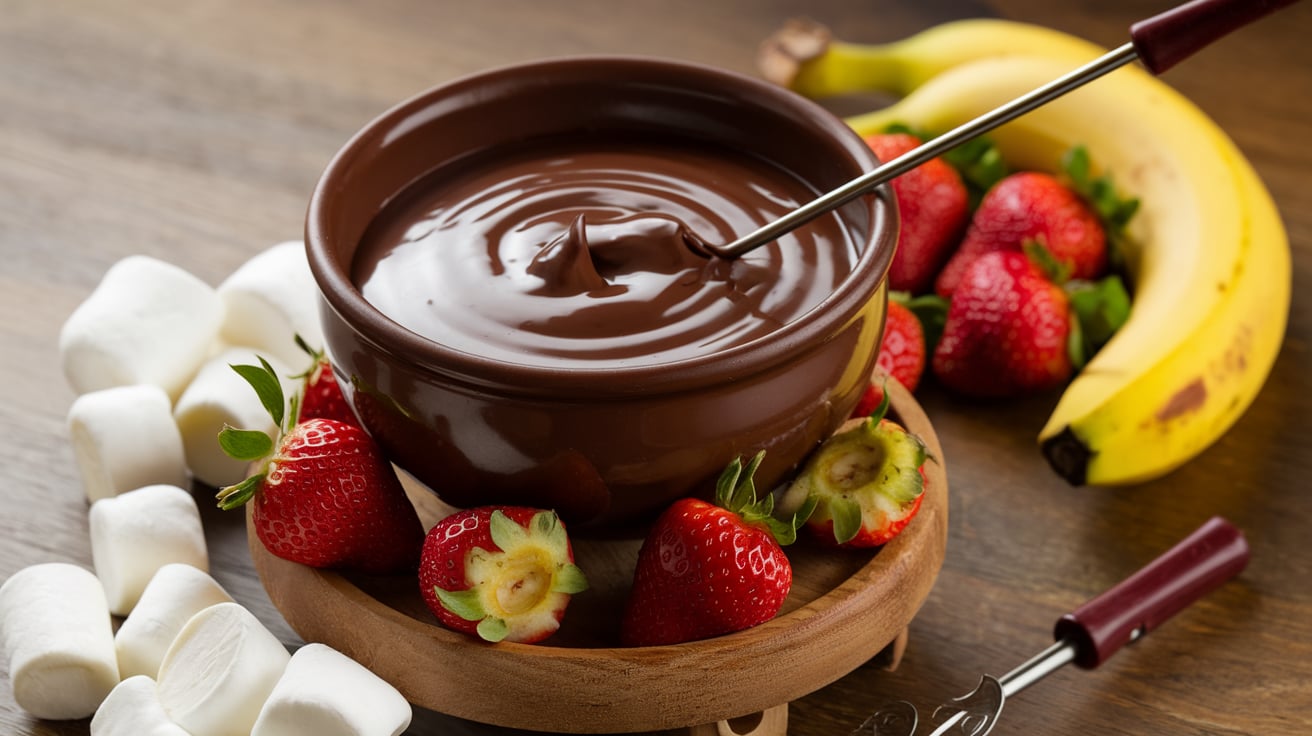 Schwarzes Gold Schokoladenfondue – Ein süßes Highlight für jeden Anlass