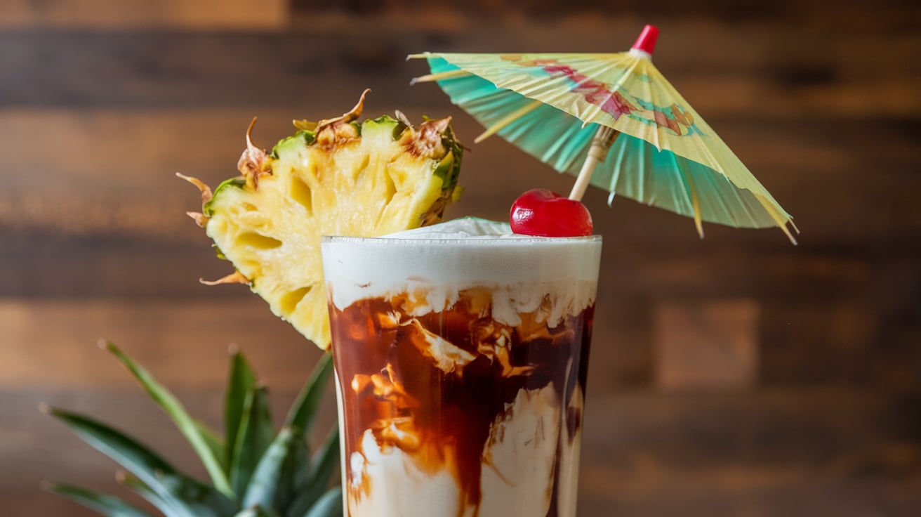 Karibischer Kaffee-Cocktail: Urlaub im Glas mit Schwarzes Gold Kaffeelikör