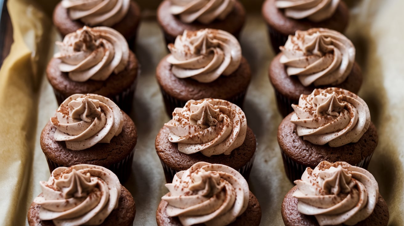 Kaffee-Cupcakes mit Schwarzes Gold Kaffeelikör – Klein aber fein