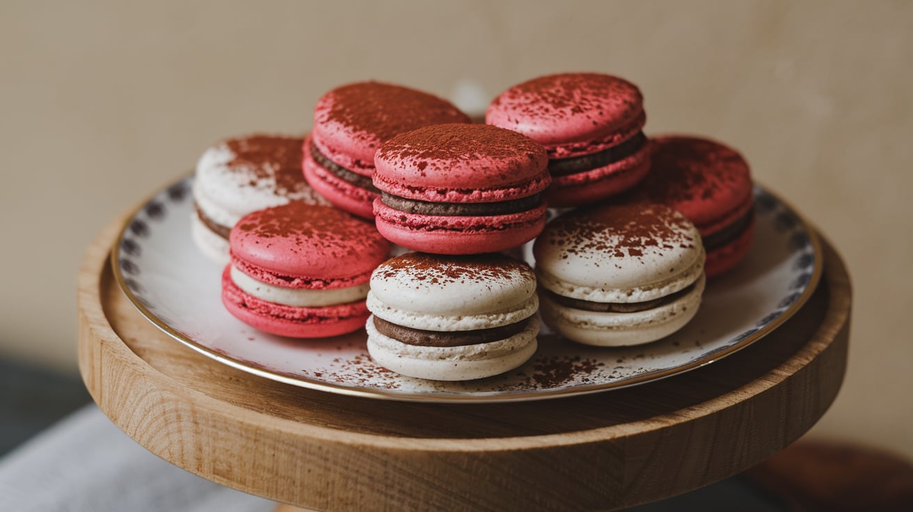 Espresso-Macarons mit Schwarzes Gold Likör – Der französische Genuss mit Twist