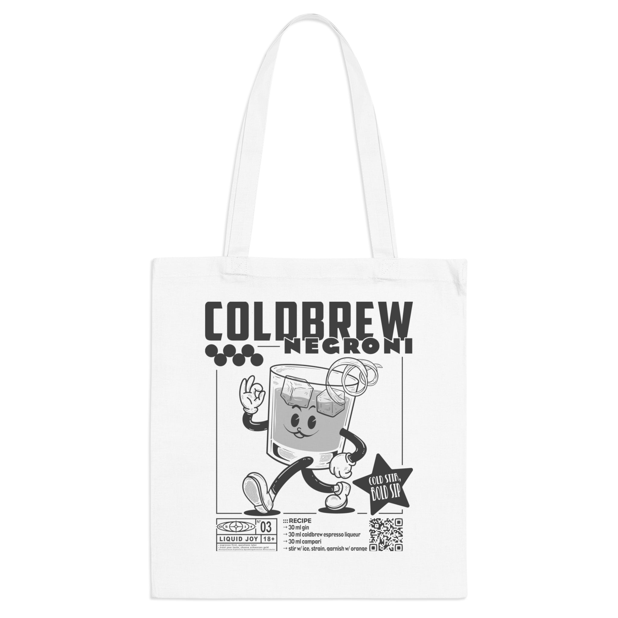 Coldbrew Negroni Rezept | Liquid Joy No. 03 | Jutebeutel
