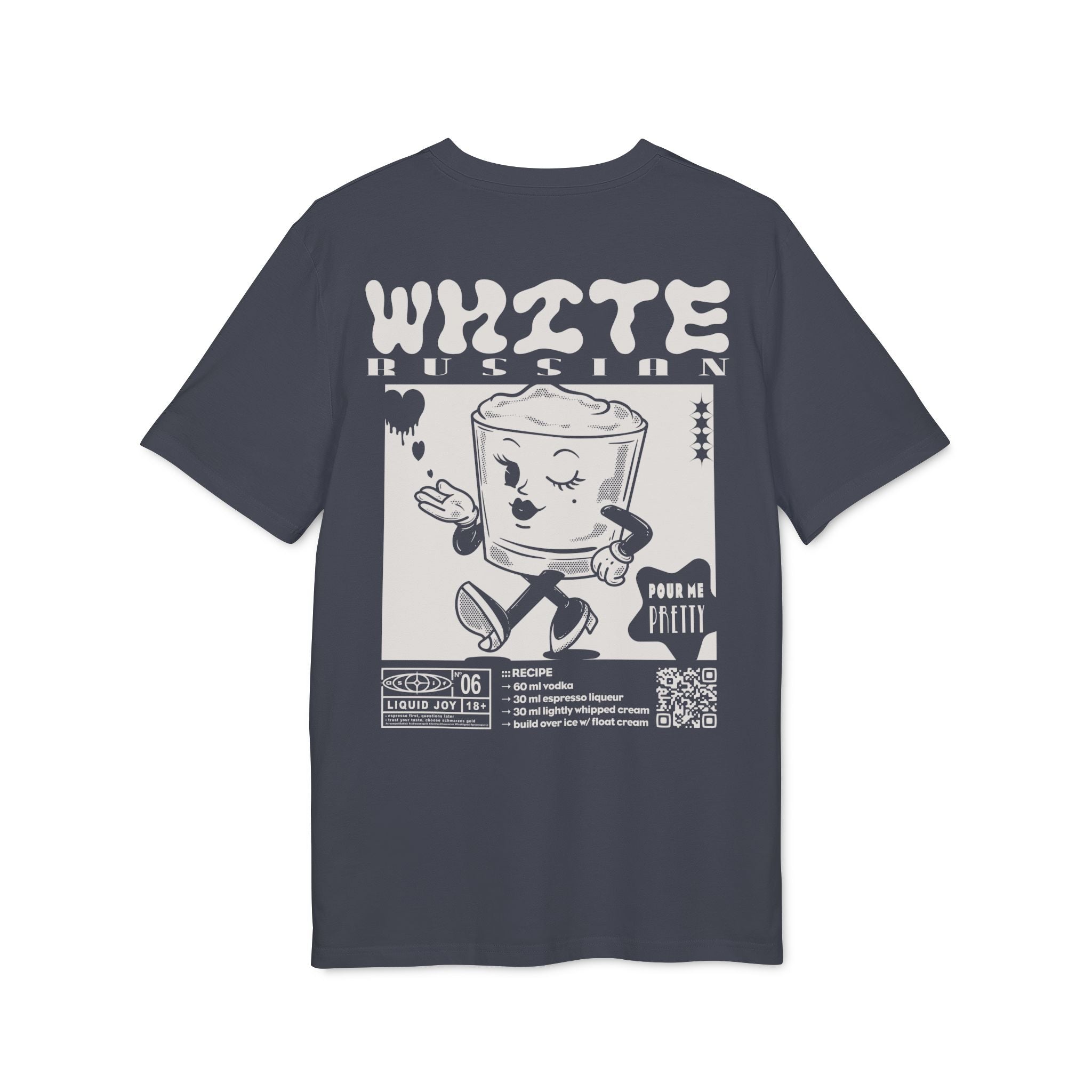 White Russian Rezept | Liquid Joy No. 06 | Unisex T-Shirt