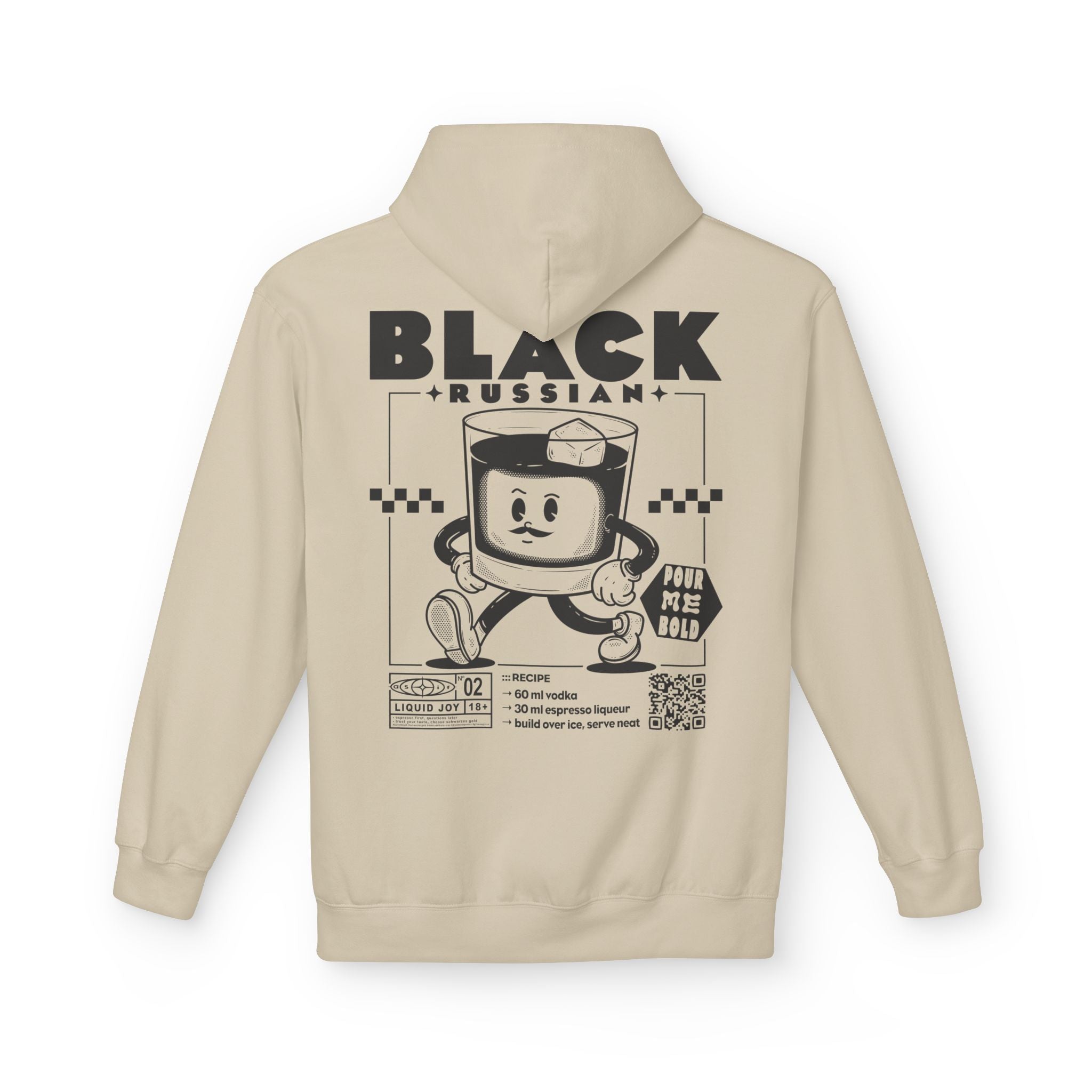 Black Russian Rezept | Liquid Joy No. 02 | Unisex Hoodie