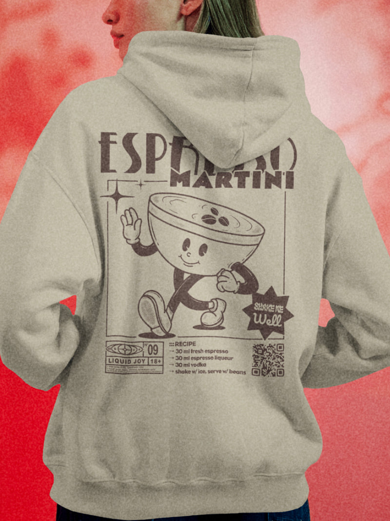 Espresso Martini Rezept | Liquid Joy No. 09 | Unisex Hoodie