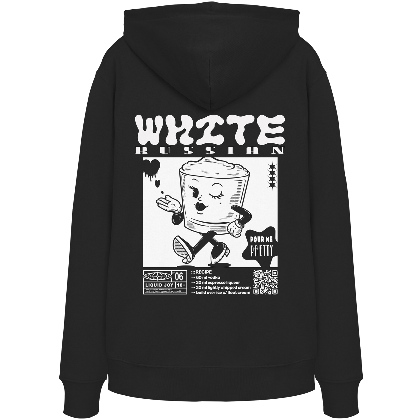 White Russian Bio-Hoodie | Liquid Joy
