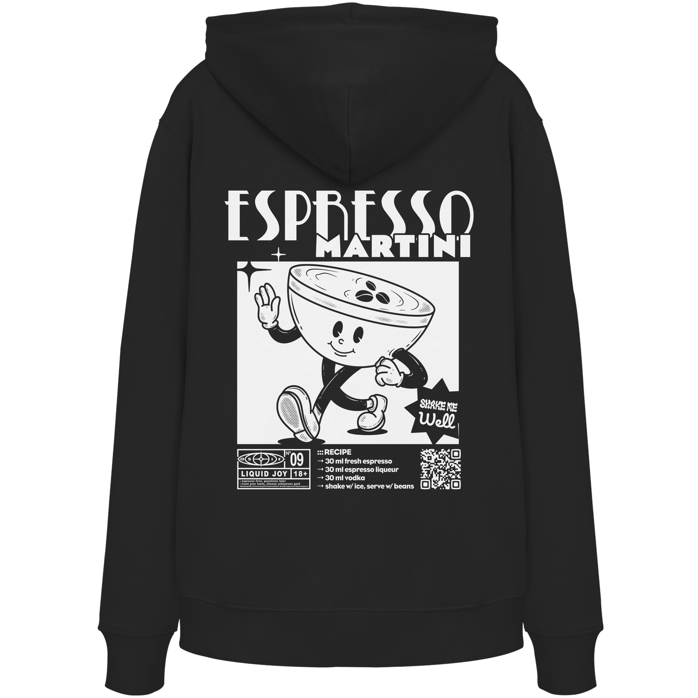 Espresso Martini Bio-Hoodie | Liquid Joy