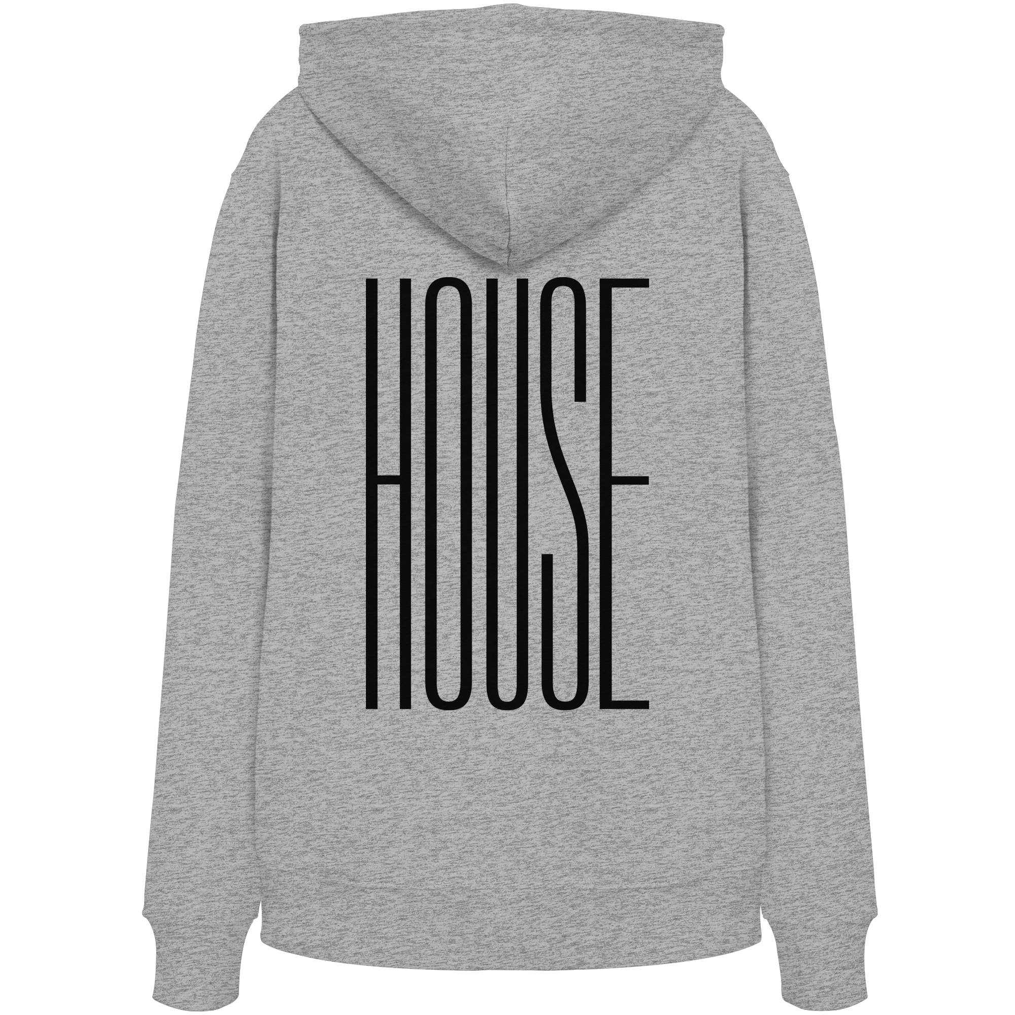 Heather Grey HOUSE Bio-Hoodie – as.if.threads