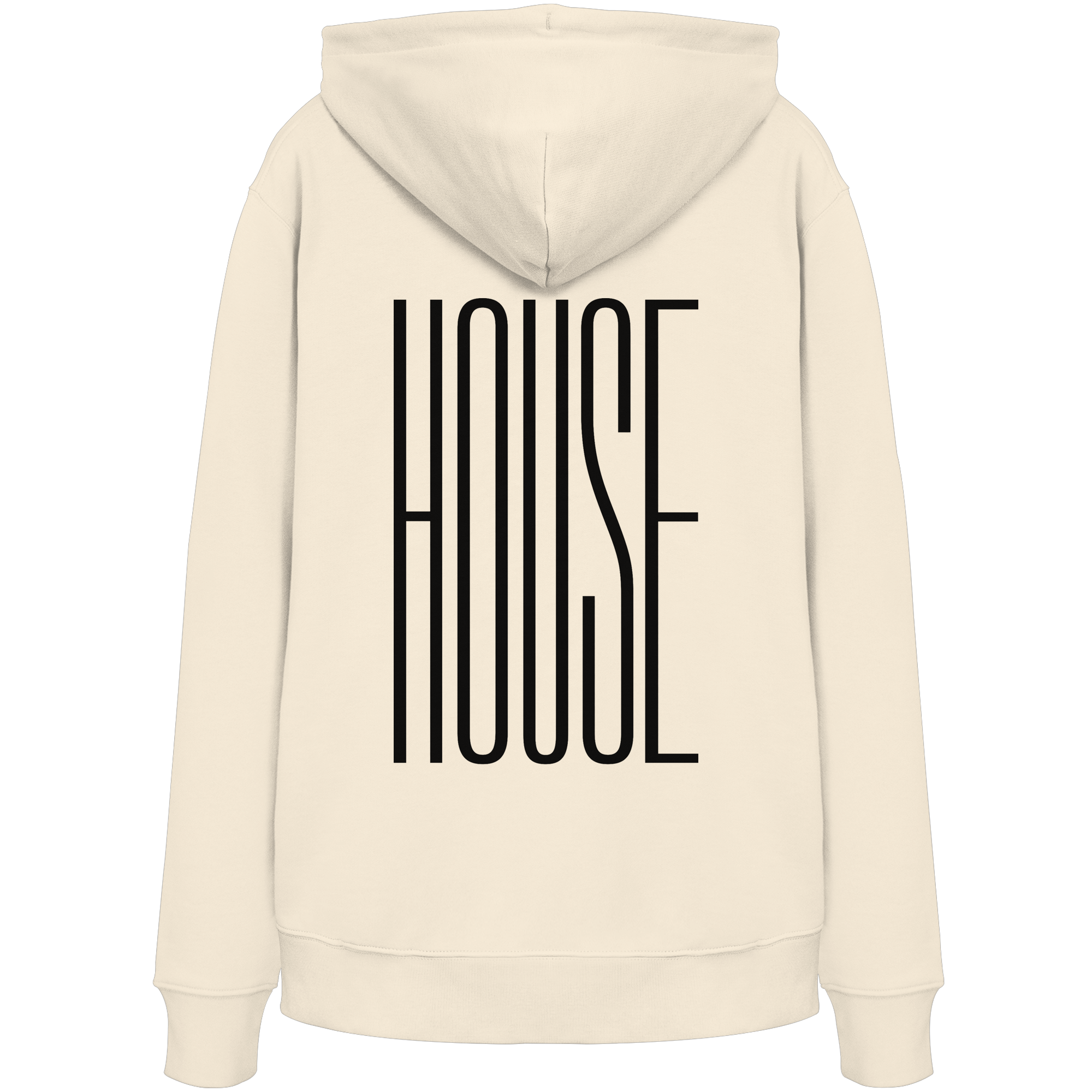 Natural Raw HOUSE Bio-Hoodie – as.if.threads