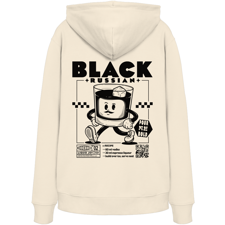 Black Russian Bio-Hoodie | Liquid Joy