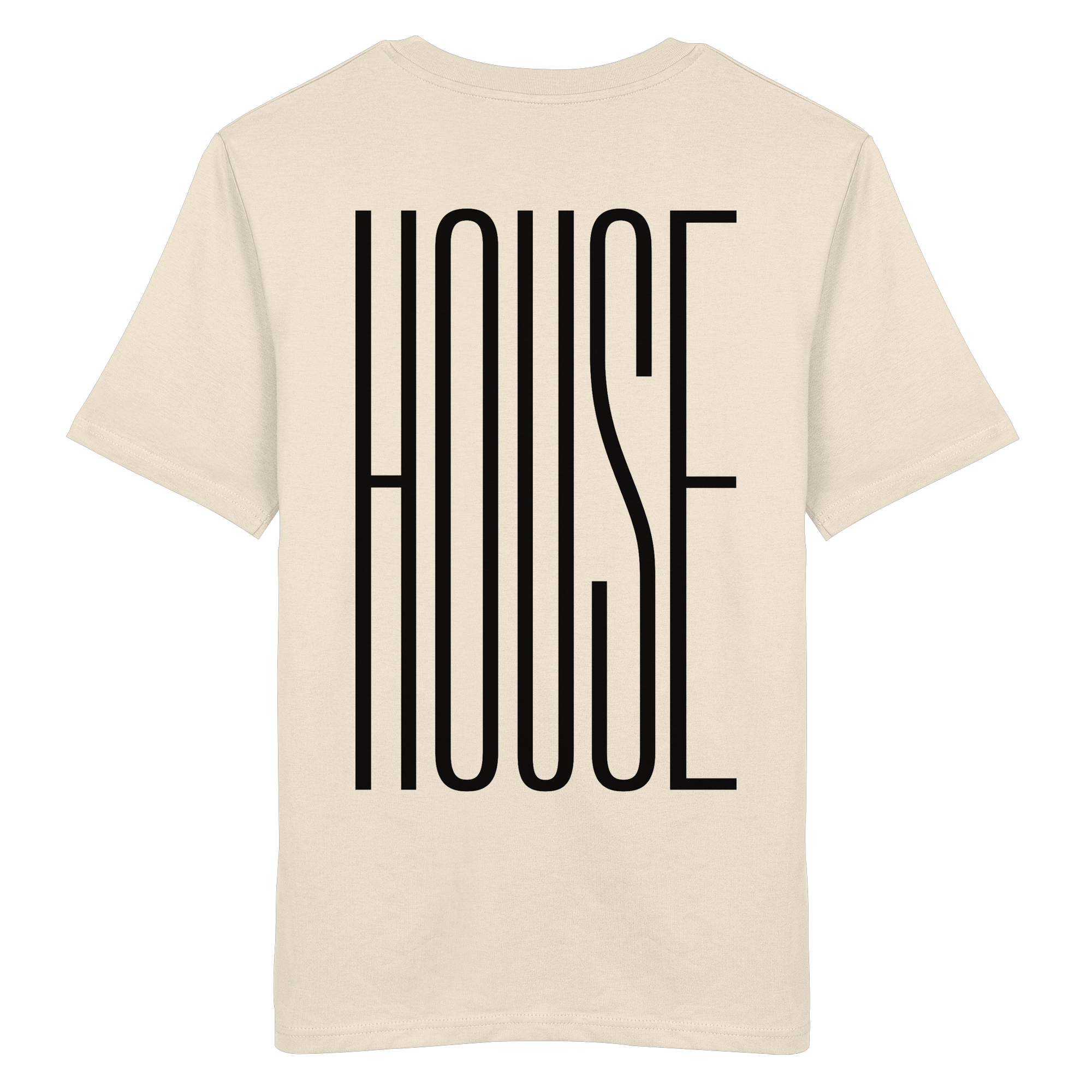 Natural Raw HOUSE Bio-Tee – as.if.threads