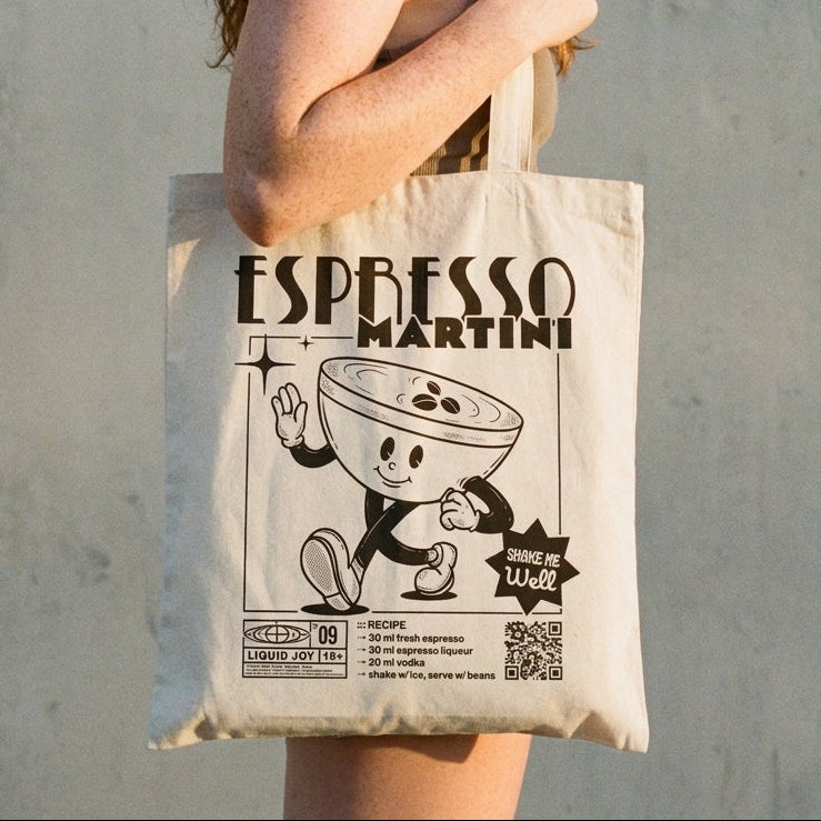 Espresso Martini Baumwolltasche | Liquid Joy