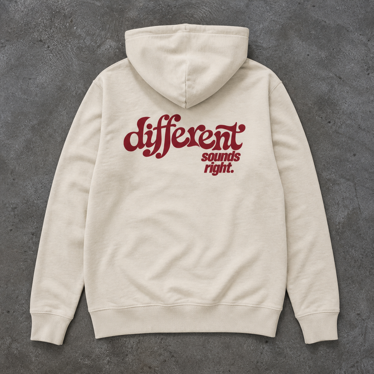 Different Sounds Right Bio-Hoodie | as.if.radio