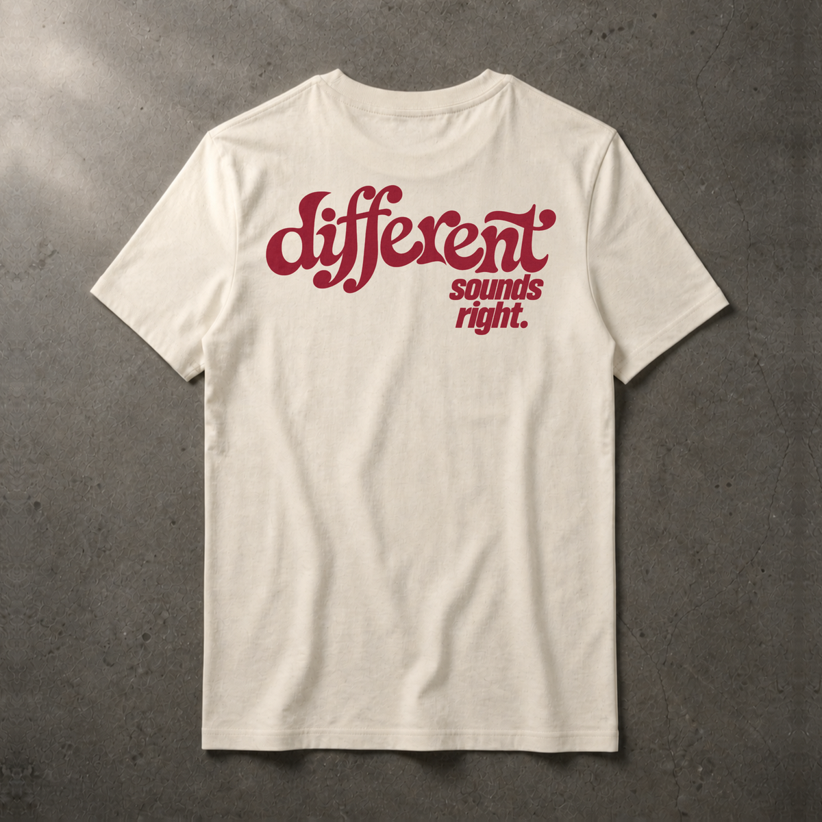 Different Sounds Right Bio-Tee | as.if.radio