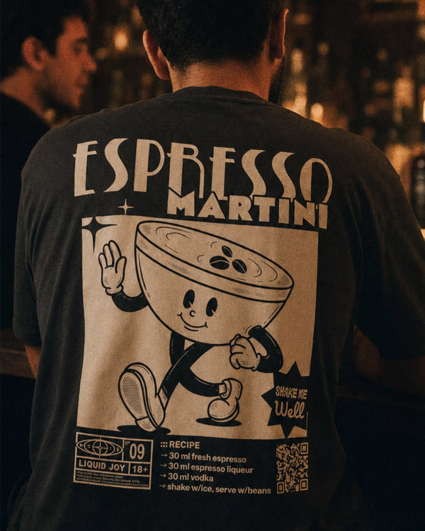 Espresso Martini Bio-Tee | Liquid Joy