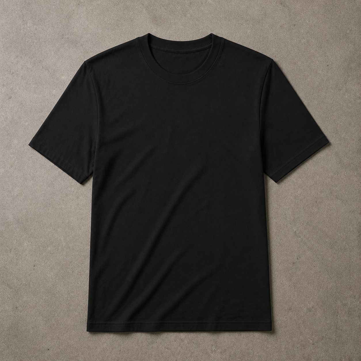 Espresso Martini Bio-Tee in Black, Vorderseite ohne Print