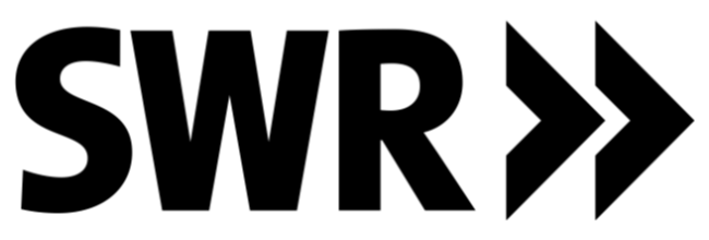 SWR Logo, Rundfunkanstalt, die die Räume von as/if spaces in Köln Nippes für Videodrehs und kreative Produktionen genutzt hat.