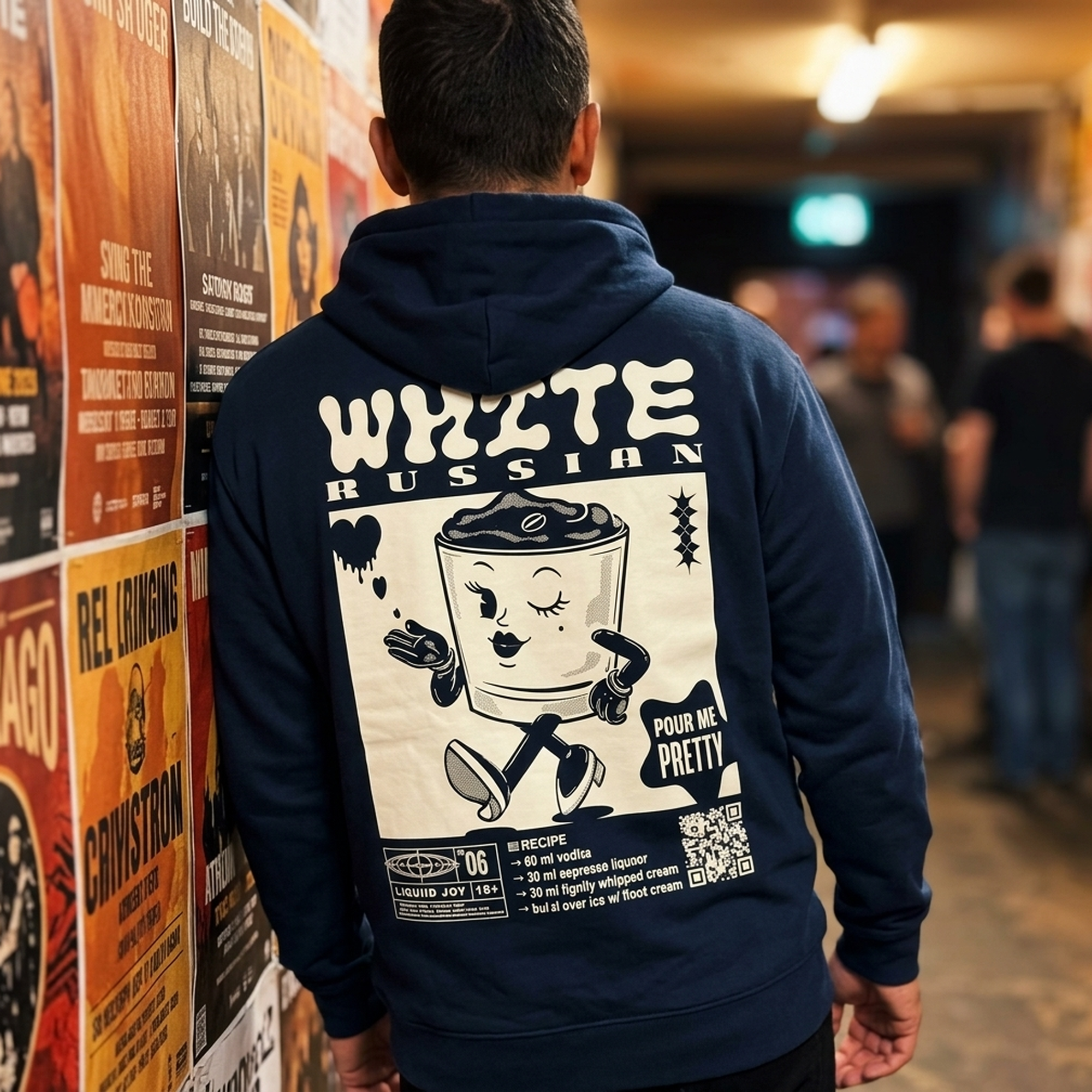 mockup-white-russian-hoodie-dark-cw327-music-venue-v6_2000 lifestyle mockup