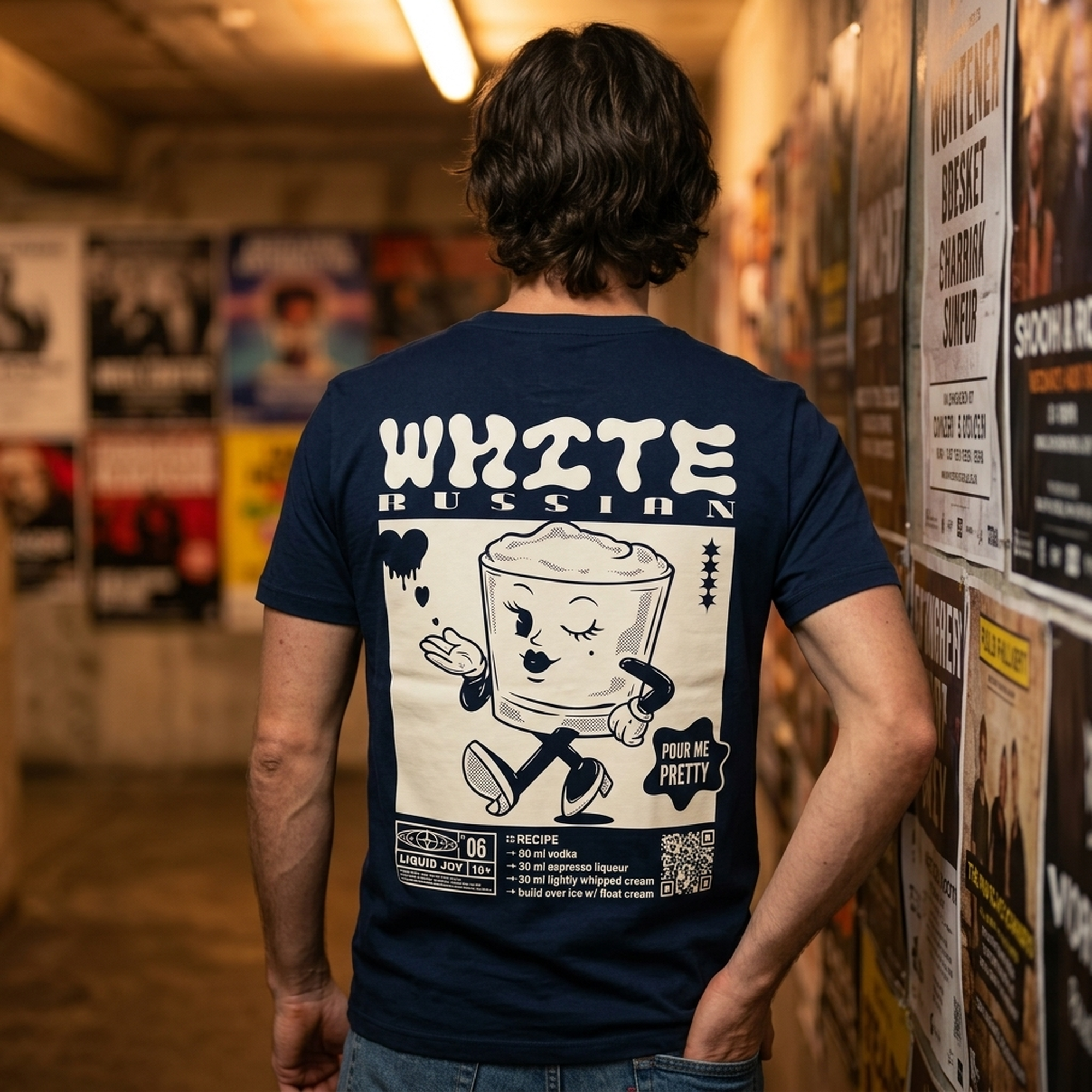 mockup-white-russian-tee-dark-cw327-music-venue-v6_2000 lifestyle mockup