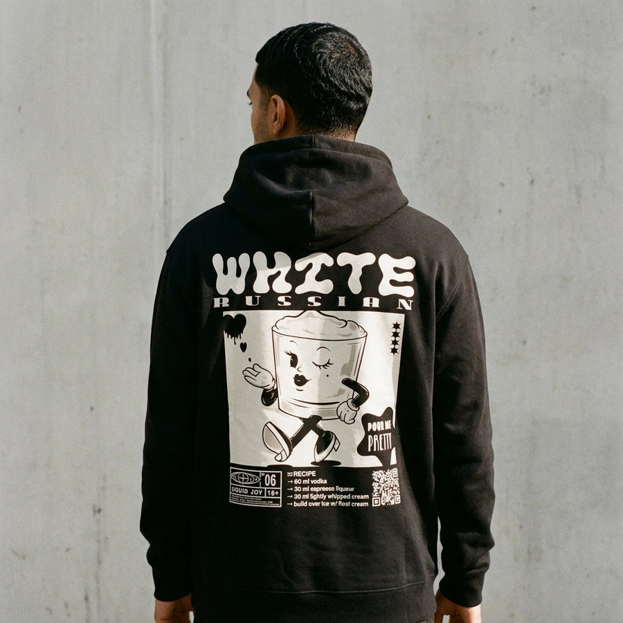 White Russian Bio-Hoodie | Liquid Joy
