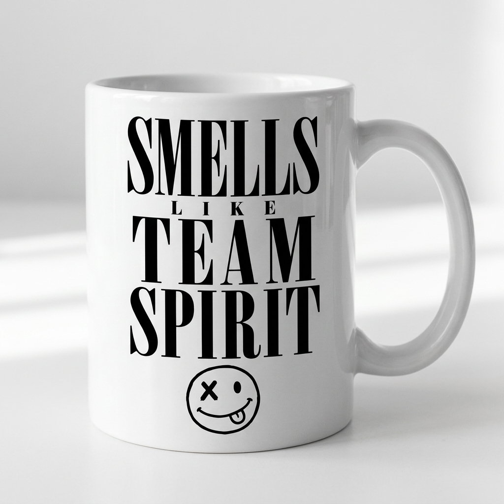 Smells Like Team Spirit Tasse | as.if.spaces