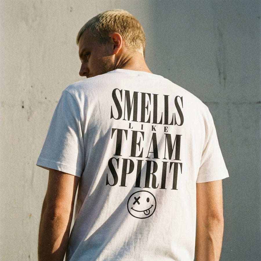 Smells Like Team Spirit Bio-Tee | as.if.spaces